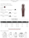Sisterlinda Stunning Elegant Mesh V-Neck Maxi Dress Women Sleeveless Button Snake Turn-Down Collar Party Clubwear Female