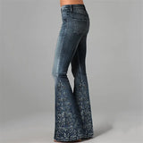 3D Digital Printing In Autumn And Winter 2025 Women's Fashion Thin Denim