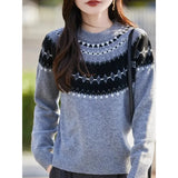 2025 New Thick Solid-Colored Cashmere Knitted Shirt Women High-Collar Short-Sleeve Loose Lazy