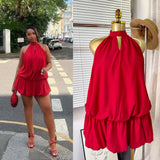 Women's Clothing 2025 Summer New Sexy Temperament Sleeveless Strap