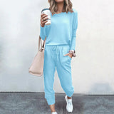 And Winter New Women's Clothing Explosion Loose Solid Color Long-Sleeved Leisure