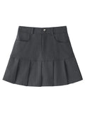 New Summer Preppy Style Women Harajuku Punk Y2K Mini Pleated Skirt Ins Street E-girl High Waist Fashion Korean Tide