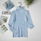 Sweater Woman With Bottom Shirt Autumn And Winter New Long Sleeves To Keep Warm Body Solid Color Knitted