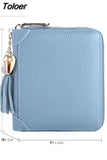 Women Credit ID Card Holder Case Extendable Business Bank Cards Bag Wallet Coin Purse Carteira Mujer