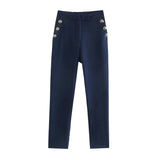 PUWD Casual Women Suits 2021 Autumn Winter Clothing Girls Blazer Long-sleeved Female Jacket Trousers Office Ladies Two-piece