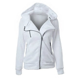 Winter Zipper Hoodies Sweatshirt Women Long Sleeve Hoody Warm Jackets Zipper Tracksuit Hoodie Sweatshirt Pullovers