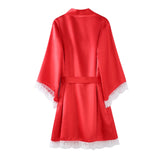 Stitling Elastic Lady Pyjamas Jersey With Pyjab Pajamas Set Solid Color Home