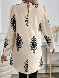 Women's Autumn And Winter Long-Sleeved Shirt New Elegant