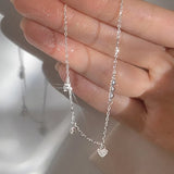 Square Shell Necklace-Outfit