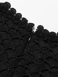Embroidery Dresses For Women Round Neck Lantern Sleeve High Waist Folds Vinage A Line Dress Female Autumn Fashion