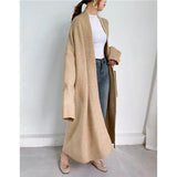 Gray Big Size Thick Knitting Cardigan Sweater Loose Fit V-Neck Long Sleeve Women New Fashion Tide Autumn Winter 2022