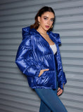 Large Size Down Cotton Jacket Cotton Jacket For Men And Women Winter Maillard Bright Face Jacket Cotton Padded Jacket Lovers Fashion Clothes-Outfit