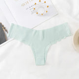 Thong Trousers Ice Silk Sexy Low-Waist Pure Lust Wind T-Pants Thin Invisible Ladies