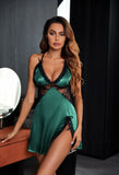 Women's Sexy Sling Lace Low-Collar Pyjamas Bursts Direct