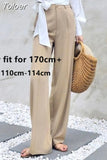 Philosophy Spring Wide Leg Khaki Pants Women elastic High Waist Palazzo Pants streetwear Elegant Office Ladies