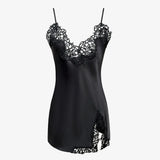 TWOTWINSTYLE Sexy Patchwork Lace Sling Dress For Women V Neck Sleeveless High Waist Mini Dresses Female Fashion Summer