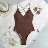 2025 Eye-Wear Rope Color Sexy Conjoined Sling Swimsuit Swimsuit