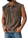Explosion Of Sleeveless T-Shirts For Young Men's Leisure Trend To Open The Door To