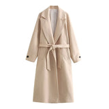 Homemade New Women's Classic Fashion With Belt And