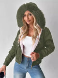 2025 Casual Jacket With Thick Hairy Bribute