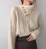 New Winter Sweater Women Pullover Girls Tops Knitting Vintage oversize Autumn Female Knitted Outerwear Warm