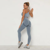 Gym Set Sports Bra and Leggings Jogging Women Set Clothes Seamless Workout Sports Tights Women Fitness Sports
