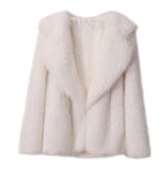 Faux Fur Fringe Coat-Outfit