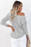 Boat Neck Openwork Tunic