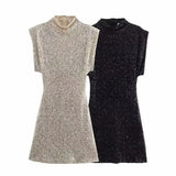 Women's Explosion Design Design Slender Sleeveless Slender Shoulder Slid