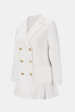 Pleated Mini Blazer