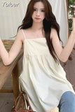 Woman Dress Fashion Loose Sling Robe Vestido Femme Bandage Pockets Casual Korean Y2k Dresses 2023 Vestidos De