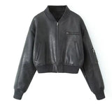 Women's Clothing Explosion Three-Color Retro Zipper