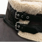Faux Fur Double-sided Zipper Jacket-Outfit