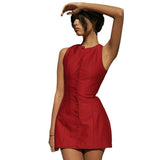 Summer 2025 New Sleeveless Skirt Temperament Vest Base