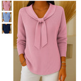 Solid-Colored Women's Knitted Sweater Autumn/Winter