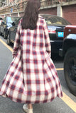 Classic Loose Shirts Long Blouse Women Daily Clothing Fashion Vintage Shirt Full Sleeve Button Tops 2023 Autumn