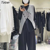 Women Asymmetric All-match Double Breasted Chic Spring New Popular Design Outwear College Vintage Leisure Korean