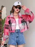 Summer Harajuku Sun Protection Coat Long Sleeve Transparent Jacket Gradient Sequin Female Jacket Women Feminine
