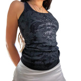 Fairy Grunge Tank Tops Summer Women Graphic T Shirts Sleeveless Harajuku Tee 2000s Aesthetic Clothes E Girl Vest