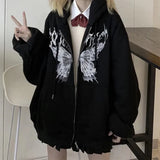 Zippered Sweaty Multi-Size Coat Women Support Printing