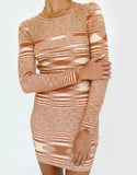 Casual Knitting Mini Bodycon