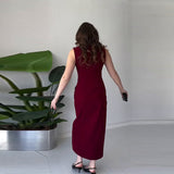 New Women's Single-Cringed Knitless Knitted Solid-Colored Waist