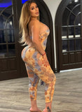 Sexy Print Straps Sleeveless