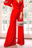Women Elegant Office Laides Bodysuit Long Sleeve Overalls Sexy Black One Piece Outfit Party Rompers Wed Leg