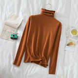 Women's Turtleneck Sweaters 2022 Autumn Winter Sweater Knitted Pullover Long Sleeve Women Sweaters Tops Jumper Pull Femme