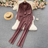 VAREY LIN New Spring Autumn Women Fashion Three-piece Set Single Breasted Blazer Coat+Strapless Vest+high Waist Pants OL
