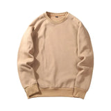 Men New Autumn Fashion Solid Color Hoodies Sweatshirt Male Large Warm Men Long Sleeve Hooded