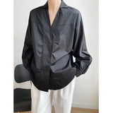 Women White Elegant Big Size Blouse New V-collar Long Sleeve Loose Fit Shirt Fashion Tide Spring Autumn 2023