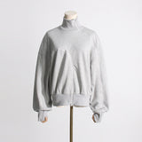 Toloer Hoodie Female 2024 New Fashion Casual Irregular Zipper Design Sense Loose Jacket Women's Wear-Outfit