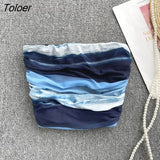 Sexy Tie dye Women Camisole 2022 Slim Fashion Vacation Summer Backless Y2K Elegant Ladies Temperament Tank